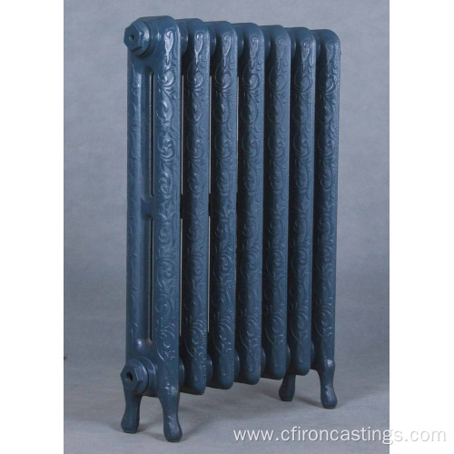 Antique ornate cast iron radiator